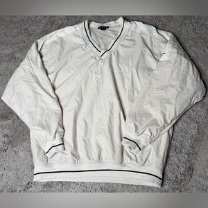 🏌️⛳️Vintage Y2K Nike Golf Pullover Windbreaker Beige Jacket Men’s size Large